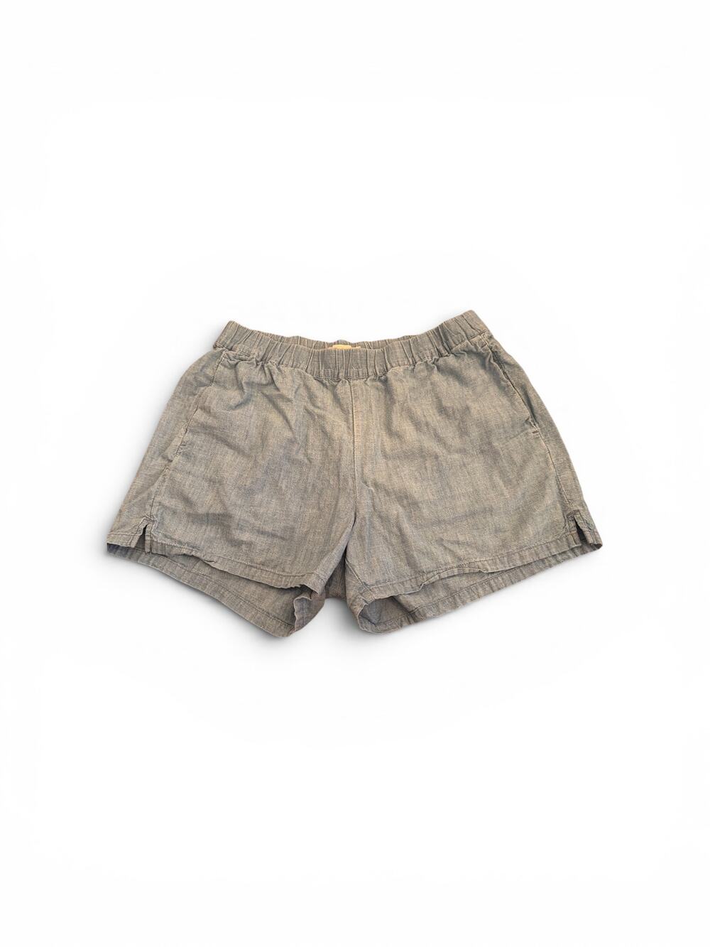 Madewell Chambray Edwina Pull-On Shorts Small